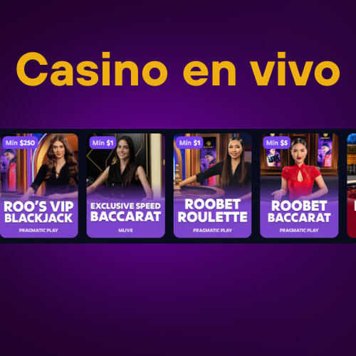 Categoría Roobet Casino en vivo