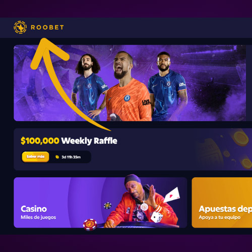 Visita el sitio web de Roobet