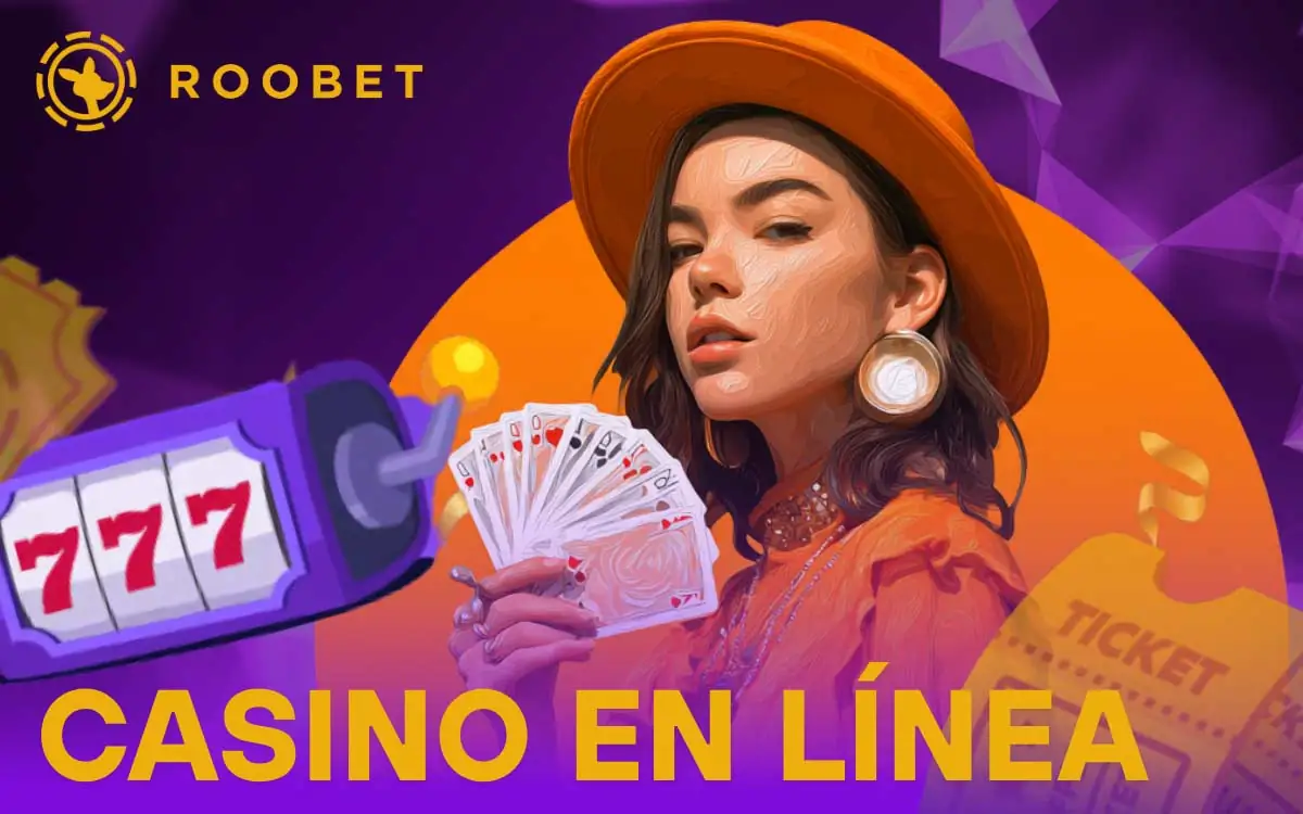 La sección de casino en el sitio web de Roobet
