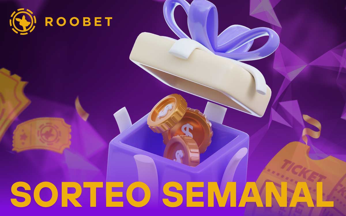 Cada semana Roobet celebra un sorteo